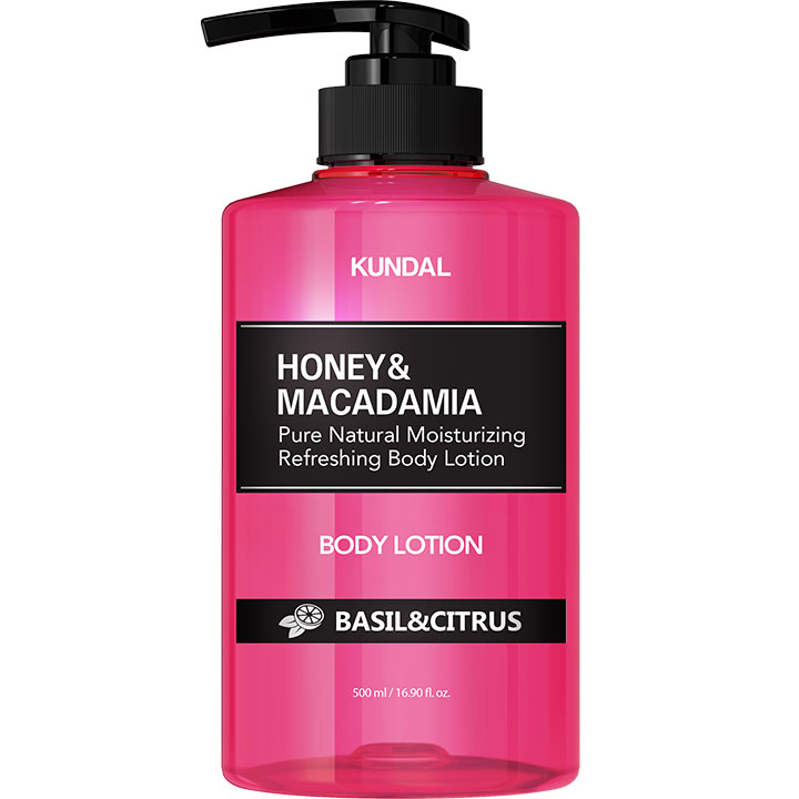 _KUNDAL_ Honey _ Macadamia Pure Body Lotion _Basil _ Citrus_ 500ml